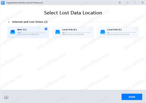 TogetherShare Data Recovery(数据恢复软件)绿色破解版