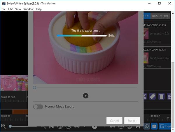 boilsoft video splitter使用教程4