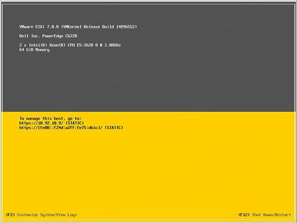 Vmware esxi7.0