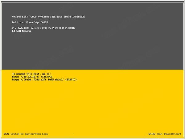 Vmware esxi7.0